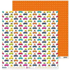 PACK5 PAPEL SCRAP 12x12COCHES DE VIAJE GRAFOPLAS REF.37019155